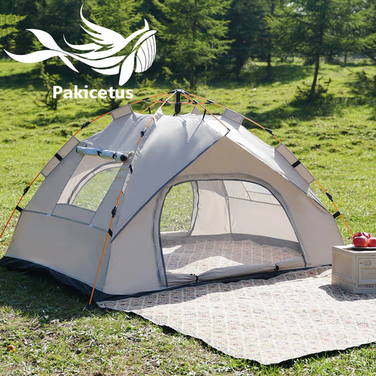 All-Weather & Portable Silver Compact Auto-Tent