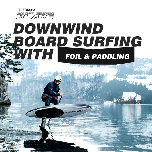 Unpowered Inflatable Downwind Versatile Surfing Board