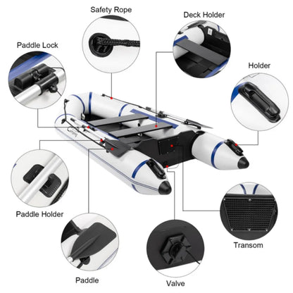 10ft PVC 330kg  Double Rowing Assault Boat