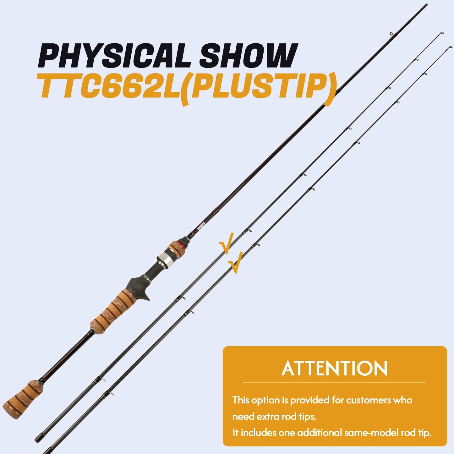 Carbon Casting Fishing Lure Rod