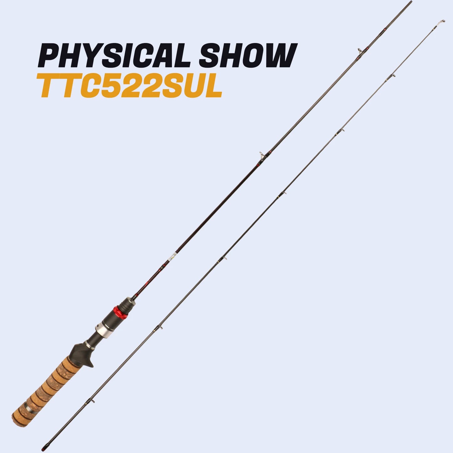 Carbon Casting Fishing Lure Rod