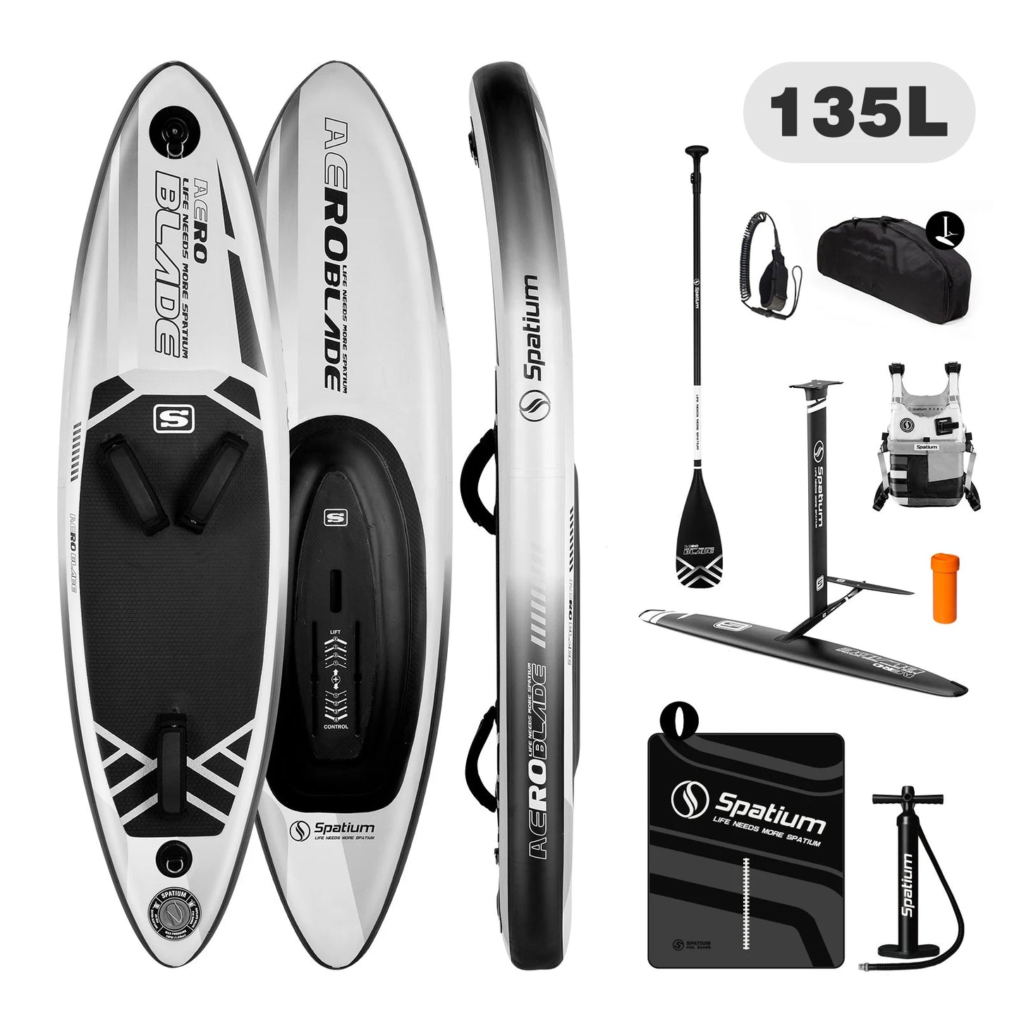 Unpowered Inflatable Downwind Versatile Surfing Board