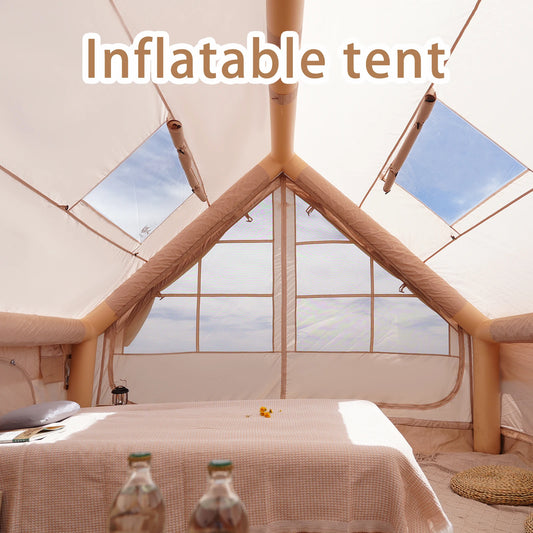 4-8 Person Inflatable Quick-Setup Camping Tent