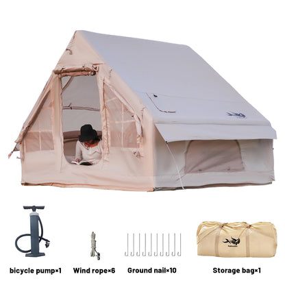 4-8 Person Inflatable Quick-Setup Camping Tent