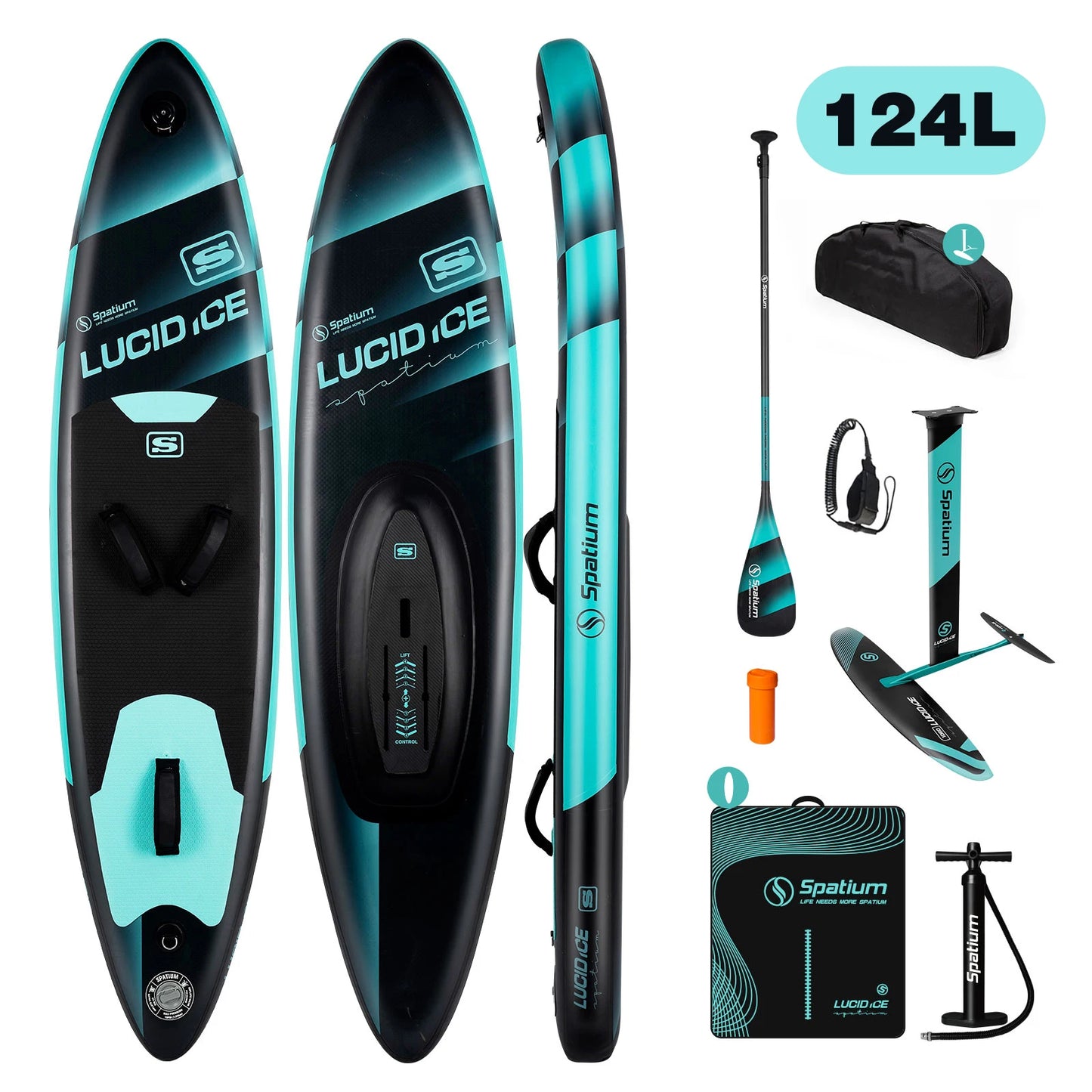 Unpowered Inflatable Downwind Versatile Surfing Board