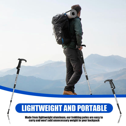 54-110cm Mountaineering Telescopic Walking Stick