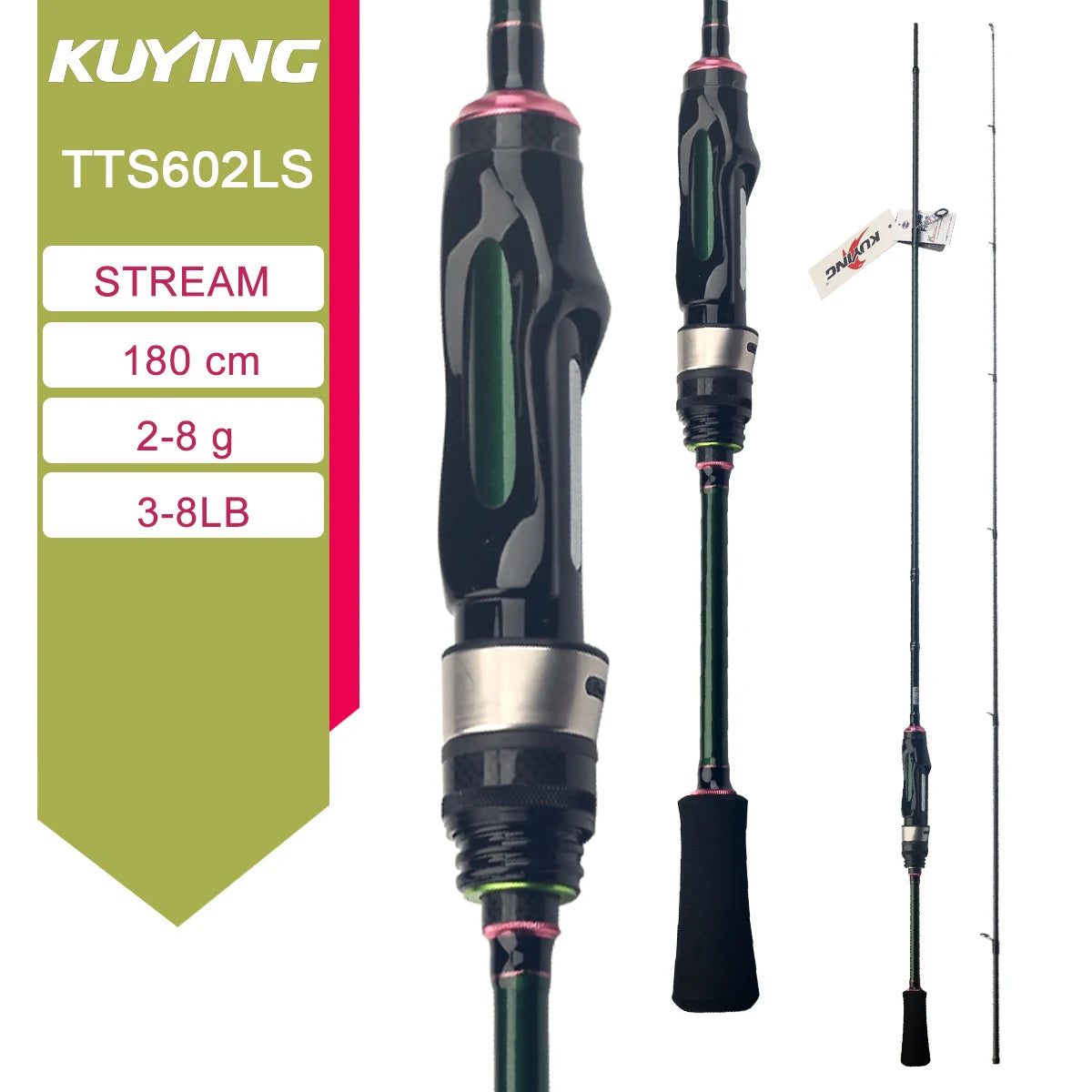 Carbon Casting Fishing Lure Rod