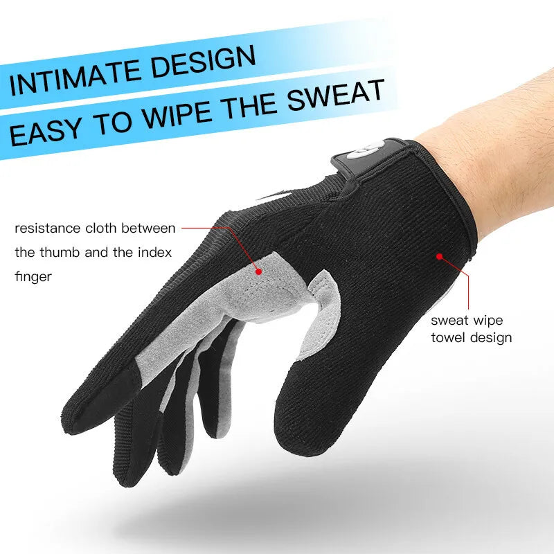 Full Finger BMX Mountain Bike Gloves with Touchscreen
