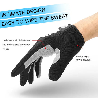 Full Finger BMX Mountain Bike Gloves with Touchscreen