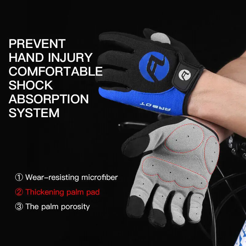 Full Finger BMX Mountain Bike Gloves with Touchscreen