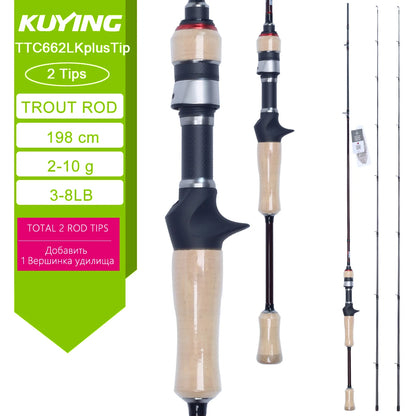 Carbon Casting Fishing Lure Rod