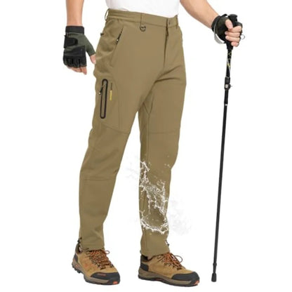 Men's Fleece Waterproof Lined Hiking  Pants