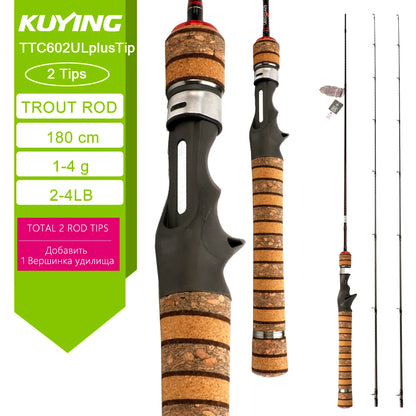 Carbon Casting Fishing Lure Rod