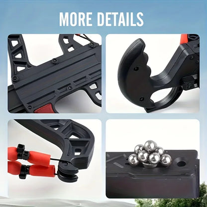 7-shot Archery & Steel Ball Dual-Purpose Elastic Shooting Compound Bow
