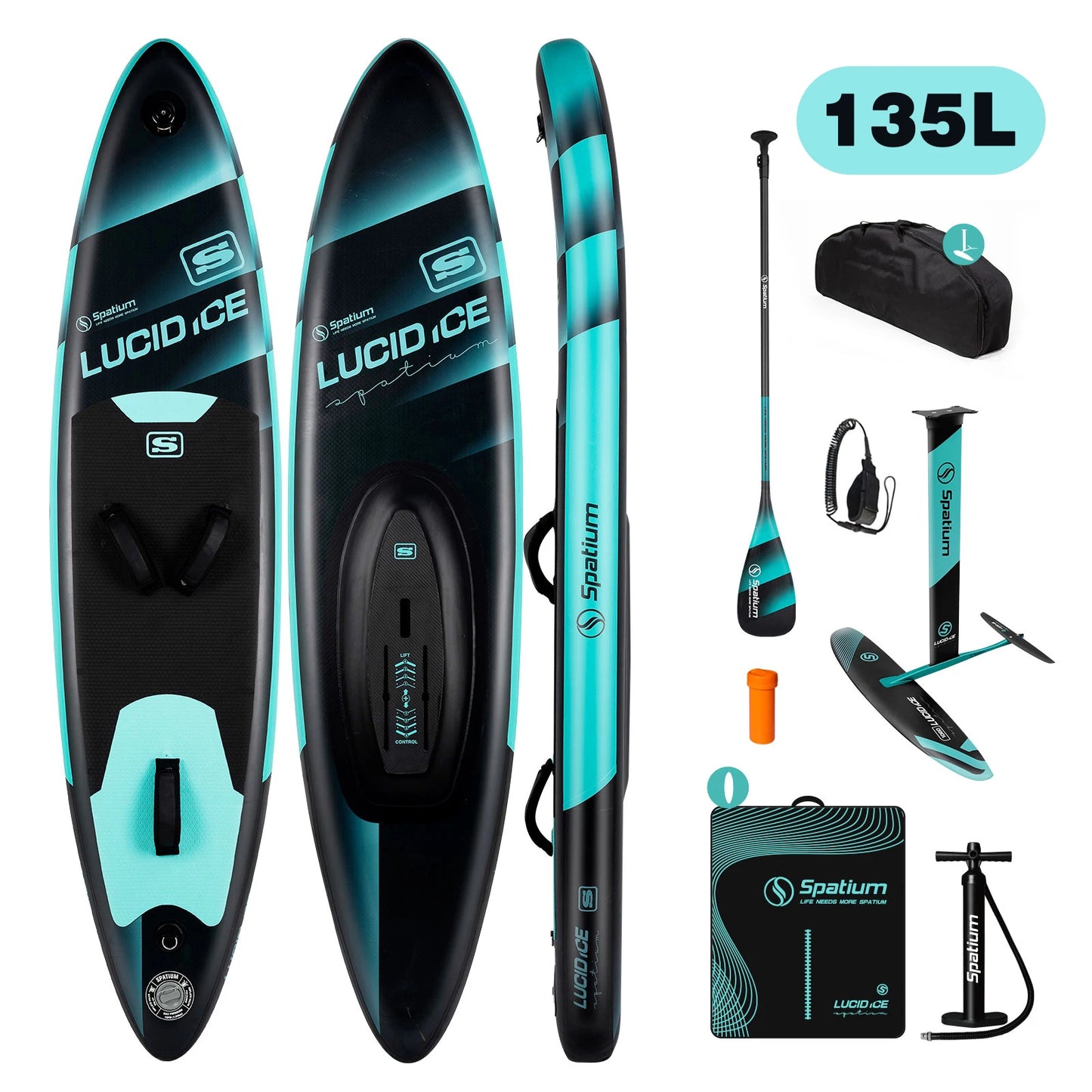 Unpowered Inflatable Downwind Versatile Surfing Board