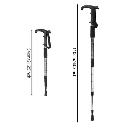54-110cm Mountaineering Telescopic Walking Stick