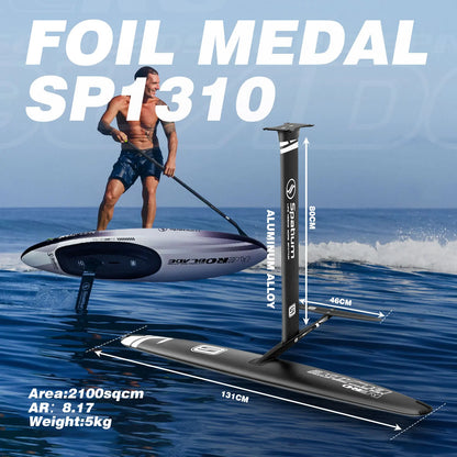 Unpowered Inflatable Downwind Versatile Surfing Board