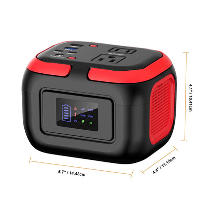 Solar Generator Portable Power Station w/ AC Outlets