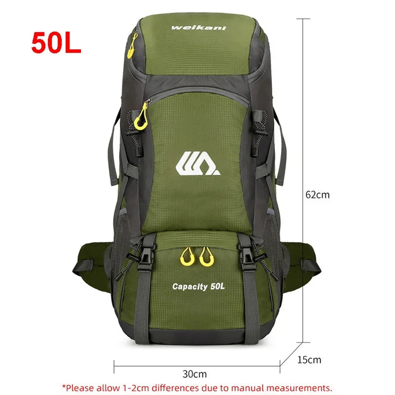50L Waterproof Travel Backpack